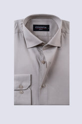 Beige Men's Dress Shirt